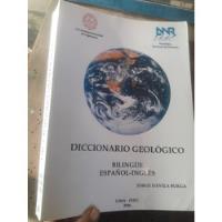 Usado, Libro Diccionario Geologico Bilingüe Español-ingles Burga segunda mano  Perú 