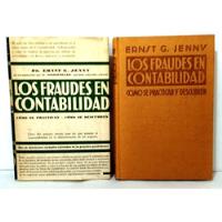 Los Fraudes En Contabilidad - Dr. Ernst G. Jenny 1963 Iberia, usado segunda mano  Perú 