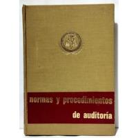 Normas Y Procedimiento De Auditoria 1970, usado segunda mano  Perú 