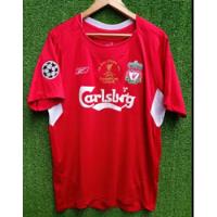 Camiseta Retro Gerrard Club Liverpool Finalstambul 2005 segunda mano  Perú 