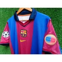 Camiseta Retro Rivaldo  Club Barcelona Temporada 1998 - 1999 segunda mano  Perú 