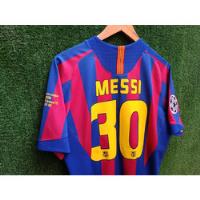Camiseta Retro Messi Puyol Club Barcelona Finalparis 2006 segunda mano  Perú 