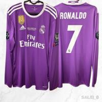 Camiseta Retro Ronaldo Club Real Madrid  Final Cardif 2017 segunda mano  Perú 