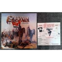 Saxon - Crusader Lp Heavy Metal Metallica Iron Maiden G123, usado segunda mano  Perú 