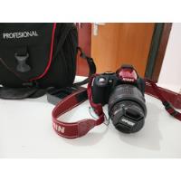 Cámara Nikon D3100 Roja segunda mano  Perú 