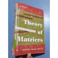 Libro Teoría De Matrices Perlis segunda mano  Perú 