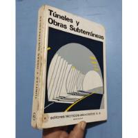 Libro Tuneles Y Obras Subterraneas  segunda mano  Perú 