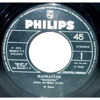 Single 45 G´ Race - Manhattan + Love On The Rocks segunda mano  Perú 