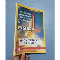 Libro Física Examenes Uni Magnitudes Santivañez segunda mano  Perú 