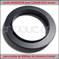 Usado, A64 Anillo Inversor Lentes De 49mm Para Canon Eos Mount segunda mano  Perú 