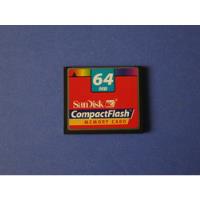Compact Flash Sandisk 64 Mb. ( Usado Y Operativo ), usado segunda mano  Perú 