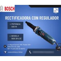 Rectificadora Bosch Aleman Con Regulador Semi Nueva  segunda mano  Perú 