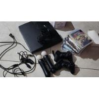 Sony Playstation 3 Slim 320gb + 2 Joy + Kit Move + Juegos, usado segunda mano  Perú 