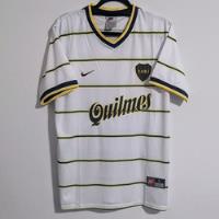 Usado, Camiseta Retro Roman  Club Boca Juniors 2001 Alterna segunda mano  Perú 