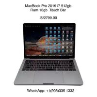 Usado, Macbook Pro 13.3 I7 (2019) 16gb Ram, 512gb Disponible Mayo17 segunda mano  Perú 