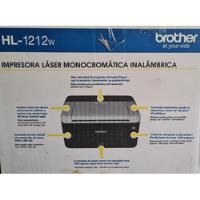 Impresora Brother Hl-1212w Láser Monocromática Inalámbrica, usado segunda mano  Perú 