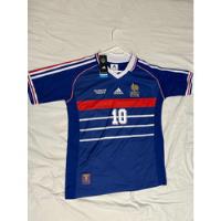 Camiseta Retro Francia Final 1998zidane Talla L segunda mano  Perú 