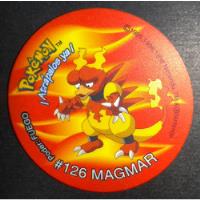 Taps 2 Pokemon De Frito Lay - #126 Magmar - 1999 Original segunda mano  Perú 