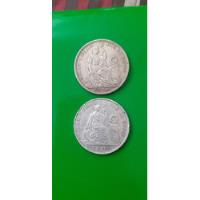 Usado, Monedas Antiguas De Plata 5 Decimos Y 9 Decimos segunda mano  Perú 