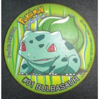 Taps Pokemon De Frito Lay - #01 Bulbasaur - 1998 Original segunda mano  Perú 