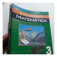 Libro Matemática 3° Año Secundaria Manuel Coveñas segunda mano  Perú 