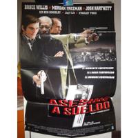 Usado, Poster Asesino A Sueldo Bruce Willis Morgan Freeman Josh segunda mano  Perú 
