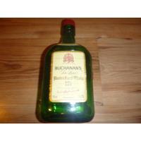 Botella Verde Vacia De Whisky Buchanans 1 Litro, usado segunda mano  Lince