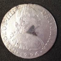 Monedas De Plata Colonial 8 Reales De.1796 I 1799 Both Lima segunda mano  Perú 