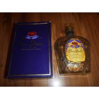 Botella Vacia De Whisky Crown Royal De 1 Litro De Canada, usado segunda mano  Lince