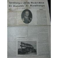 Mercurio Peruano: Periodico Heraldo D Hamburgo 17-5-1916 L92 segunda mano  Perú 