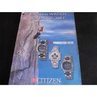 Intihuatana: Manual Catalogo Reloj Citizen 2002 Cj02 segunda mano  Perú 