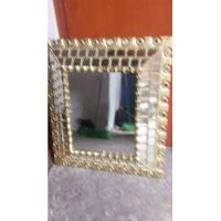Usado, Espejo De Madera Cedro De Color Pan De Oro-tienda Propia segunda mano  Perú 