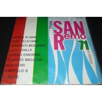 Jch- Festival San Remo 71 En Italiano  Lp Vinilo segunda mano  Perú 