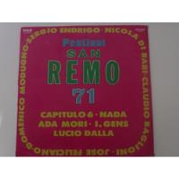 Retrodisco/b/ Festival San Remo 71 En Castellano. segunda mano  Los Olivos