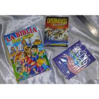 La Biblia Del Niño Libro Ingles Experimentos Escolares 3x1 , usado segunda mano  Perú 