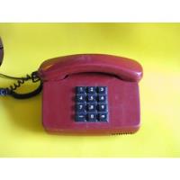 Mundo Vintage: Viejo Telefono Rojo Botones Horizonta Cj8 Tyo segunda mano  Perú 