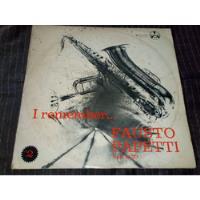Lp Fausto Papetti Sax Alto I Remember 2 Jazz  segunda mano  Perú 