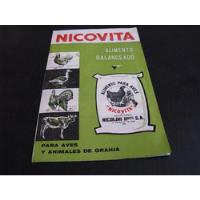 Burun Danga: Brochure Antiguo Nicovita Pollos B1-b5 Bhh, usado segunda mano  Perú 