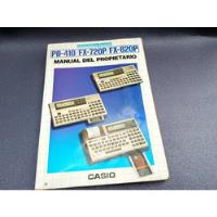 Mercurio Peruano: Libro Manual Calculadora Pb410 Fx820p L99 segunda mano  Perú 