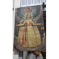 Cuadro Cuzqueño De Virgen De La Rosas-tienda Propia segunda mano  Perú 