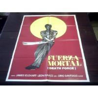 Poster Original Death Force El Samurai Negro Iglehart 1978 segunda mano  Perú 