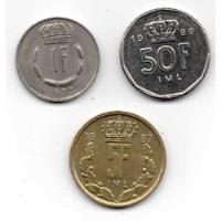 Belgica Set De 3 Monedas   segunda mano  Perú 