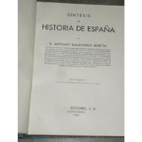 Sintesis De Historia De España segunda mano  Perú 