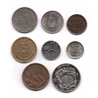 Belgica Lote 8 Monedas Diferentes Antiguas segunda mano  Perú 