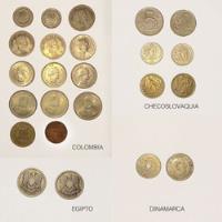 Coleccion De Monedas Antiguas 24 Paises Desde 1944, usado segunda mano  Perú 
