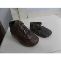 7k Antiguos Zapatos De Bebe En Bronce Recuerdo Coleccion segunda mano  Perú 